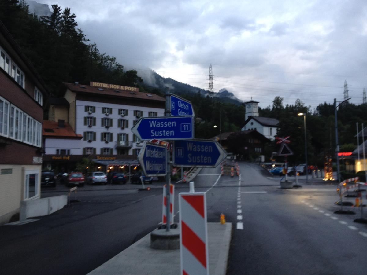 Hotel Hof Und Post Innertkirchen Dış mekan fotoğraf
